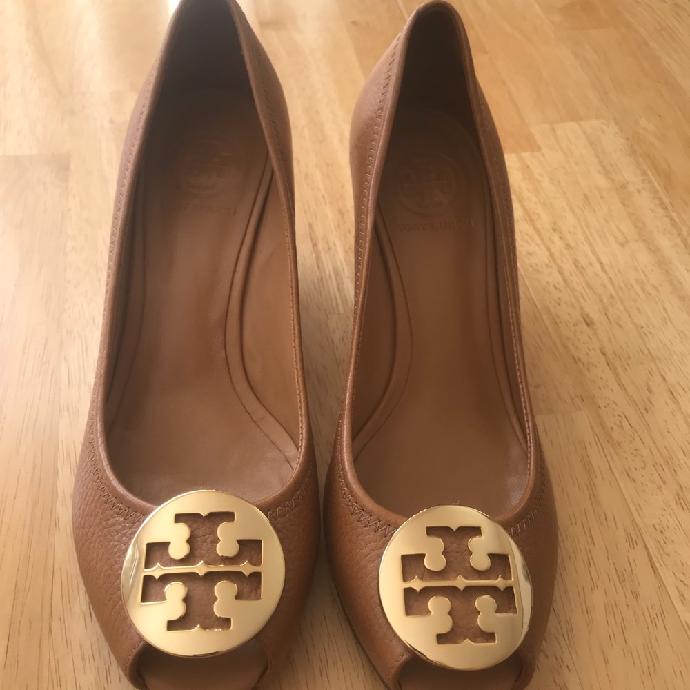 Torch Burch wedge pumps